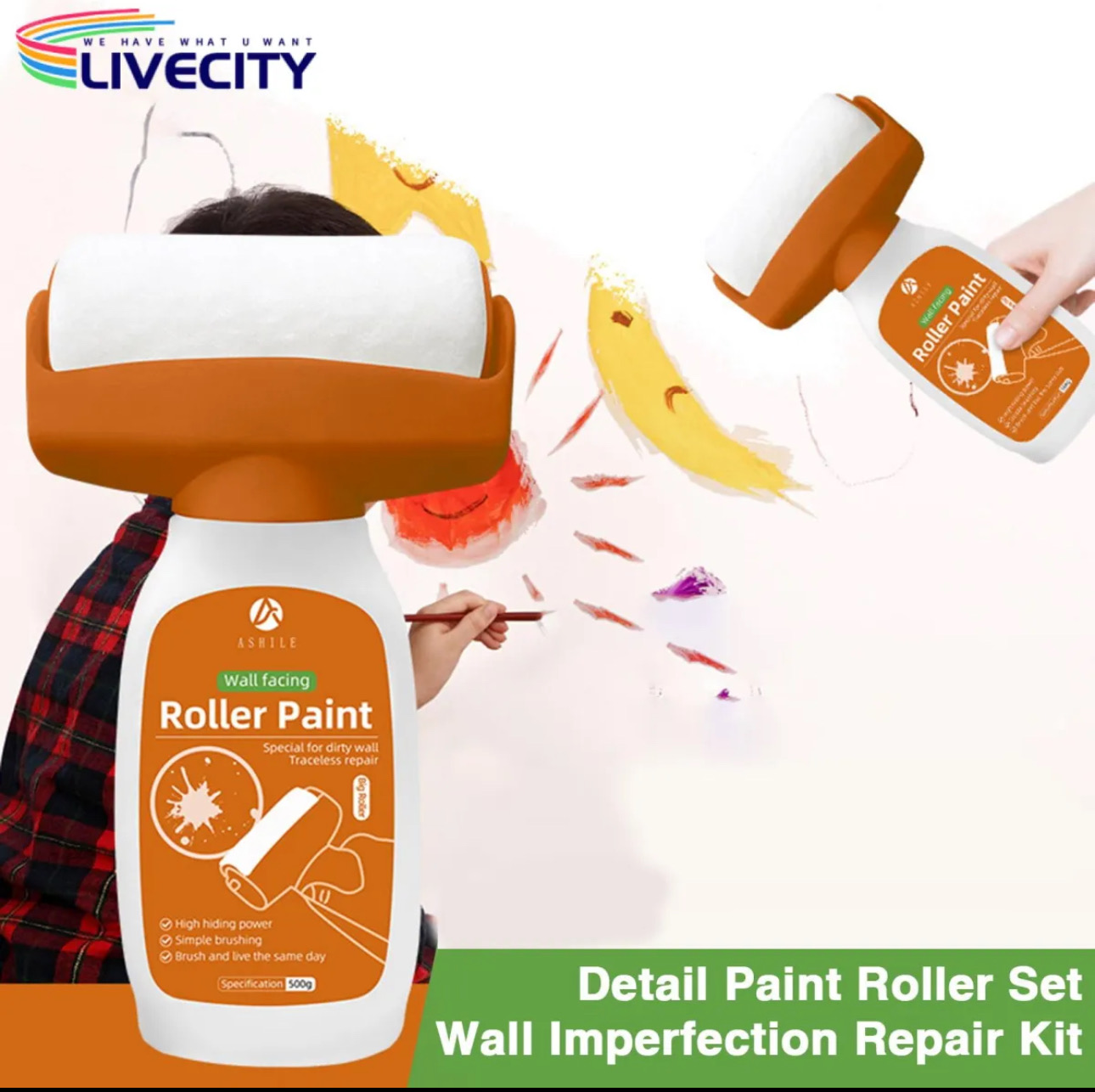 Wall Repair Roller Paint 500 ML